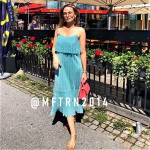 ZARA Strappy Midi Dress